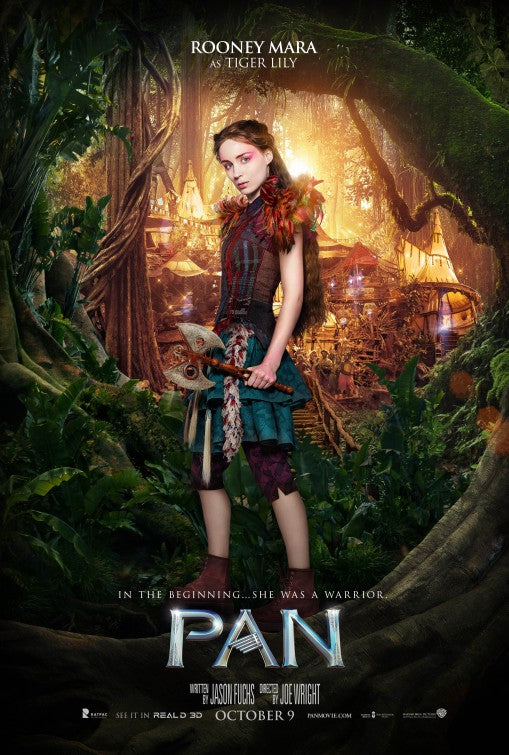 1000 piece jigsaw puzzle for the movie poster: Pan (2015) ver9