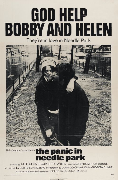 the movie poster: The Panic in Needle Park (1971)