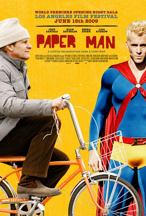 1000 piece jigsaw puzzle for the movie poster: Paper Man (2010)