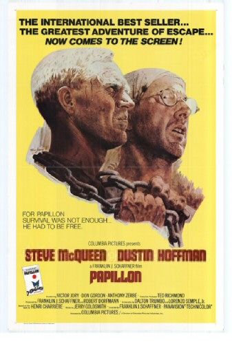 the movie poster: Papillon (1973) ver1