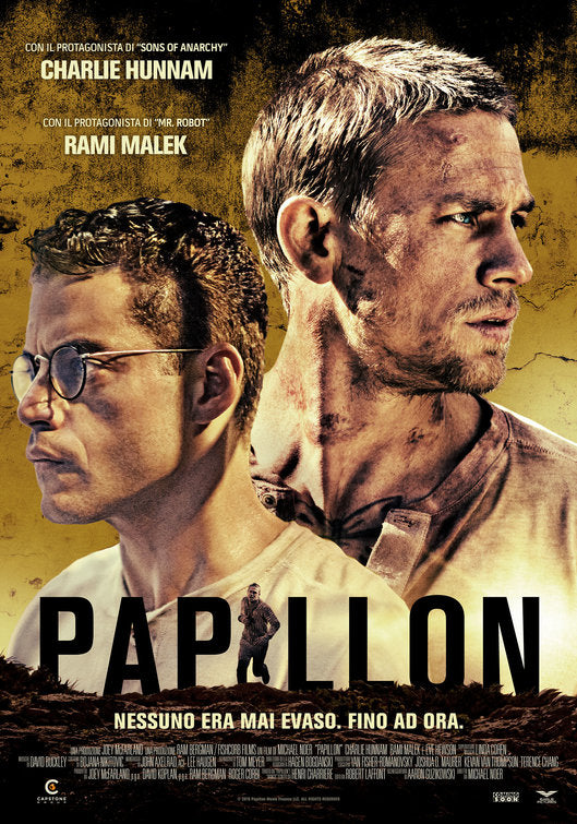 1000 piece jigsaw puzzle for the movie poster: Papillon (2018) ver3