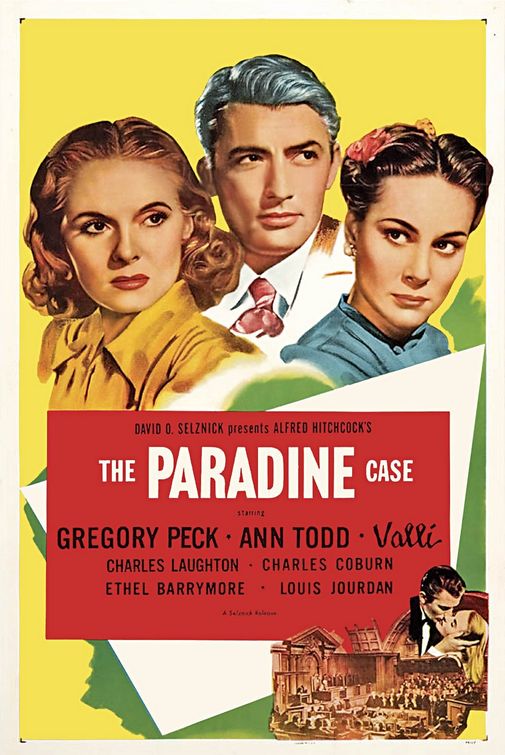 the movie poster: The Paradine Case (1947)