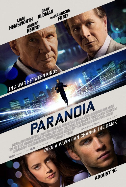 1000 piece jigsaw puzzle for the movie poster: Paranoia (2013)