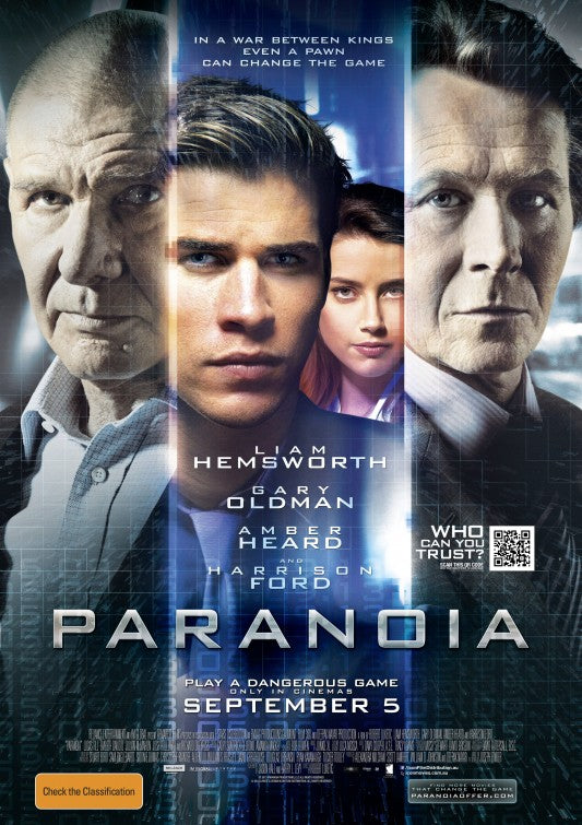1000 piece jigsaw puzzle for the movie poster: Paranoia (2013) ver2