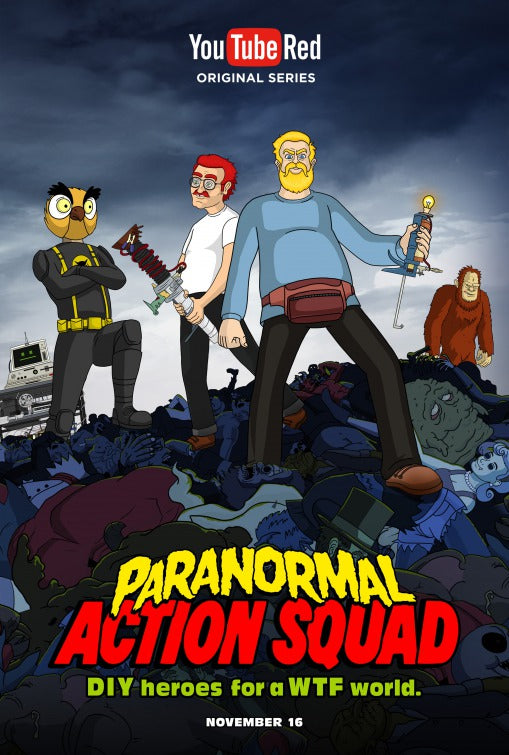 1000 piece jigsaw puzzle for tv poster: Paranormal Action Squad