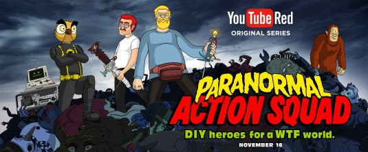 1000 piece jigsaw puzzle for tv poster: Paranormal Action Squad, ver2