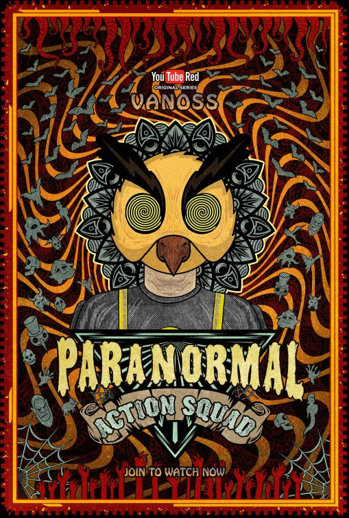 1000 piece jigsaw puzzle for tv poster: Paranormal Action Squad, ver5