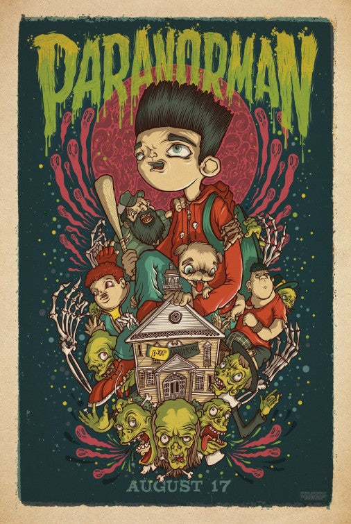 1000 piece jigsaw puzzle for the movie poster: ParaNorman (2012) ver6
