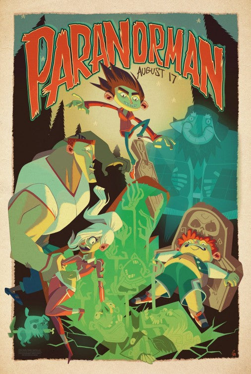 1000 piece jigsaw puzzle for the movie poster: ParaNorman (2012) ver8