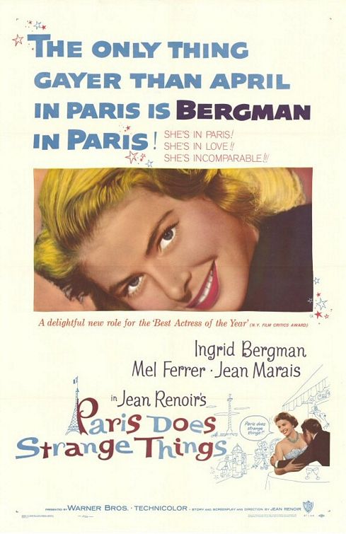 the movie poster: Paris Does Strange Things (1956)