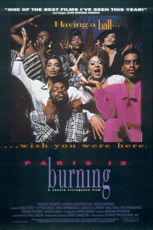 the movie poster: Paris is Burning (1991)