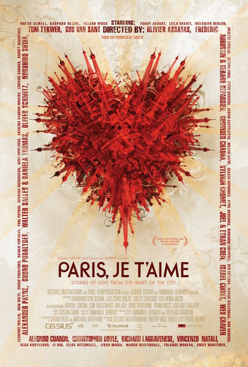 the movie poster: Paris, Je T'aime (2007)