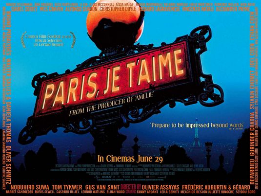 the movie poster: Paris, Je T'aime (2007) ver7