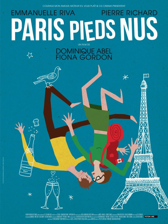 1000 piece jigsaw puzzle for the movie poster: Lost in Paris (2017)