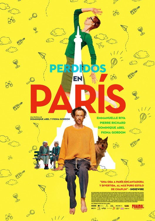 1000 piece jigsaw puzzle for the movie poster: Lost in Paris (2017) ver3