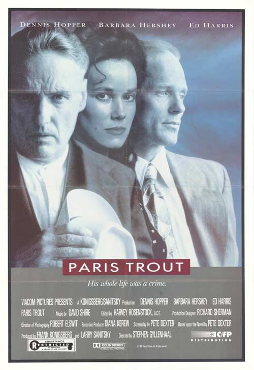 the movie poster: Paris Trout (1991)