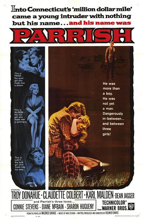 the movie poster: Parrish (1961)