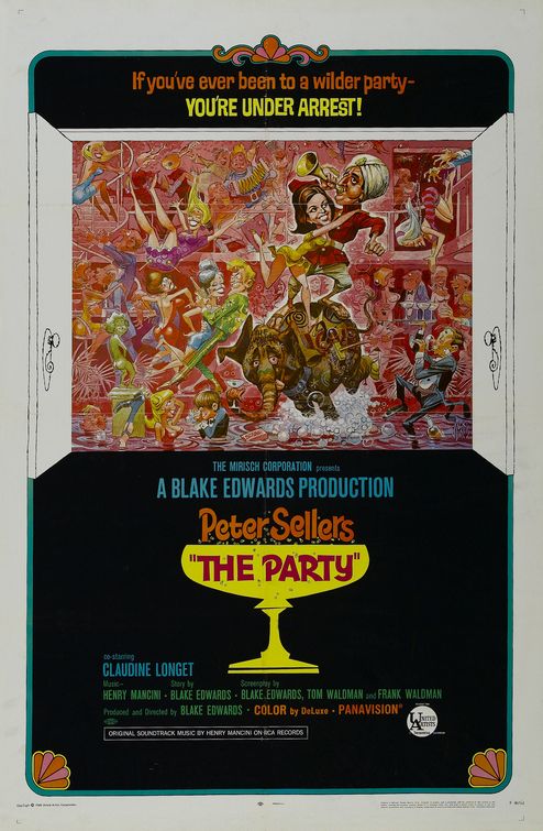the movie poster: The Party (1968)