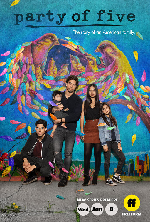 1000 piece jigsaw puzzle for tv poster: Party of Five
