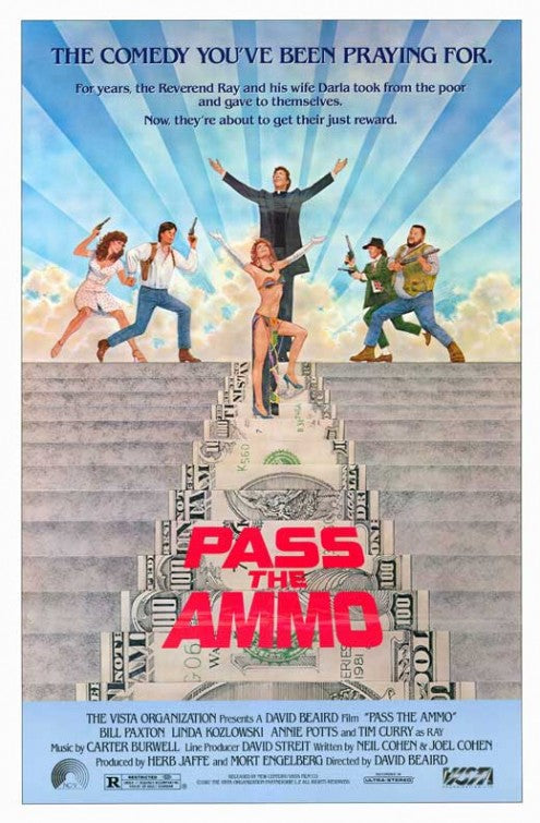 1000 piece jigsaw puzzle for the movie poster: Pass the Ammo (1988)