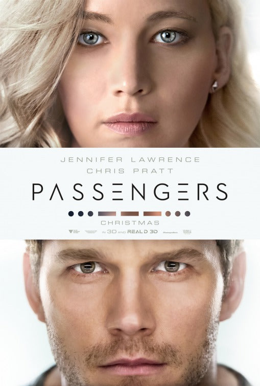 1000 piece jigsaw puzzle for the movie poster: Passengers (2016)