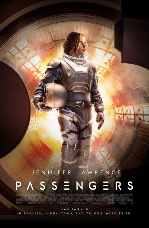 1000 piece jigsaw puzzle for the movie poster: Passengers (2016) ver6