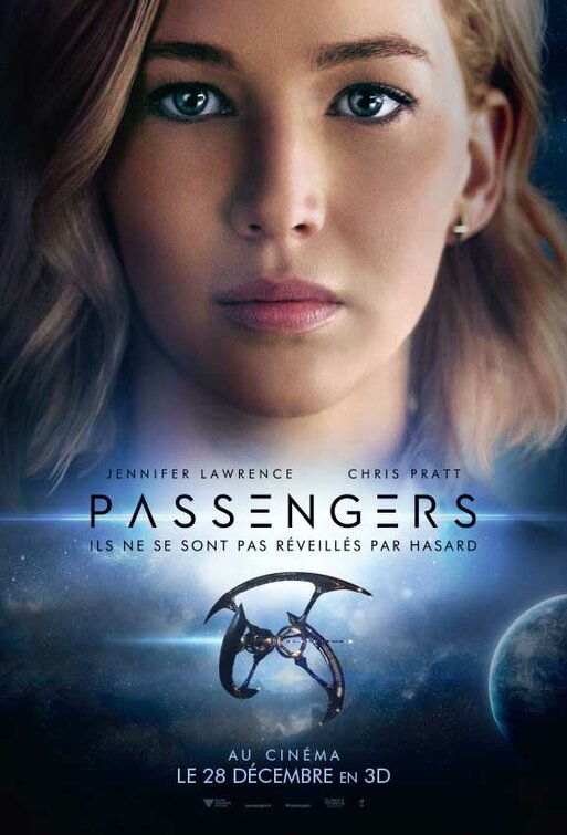 1000 piece jigsaw puzzle for the movie poster: Passengers (2016) ver9