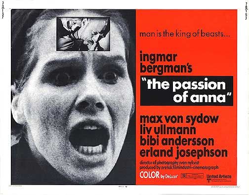 the movie poster: The Passion of Anna (1970)