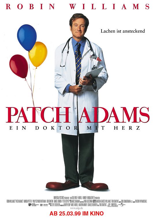 the movie poster: Patch Adams (1998) ver2