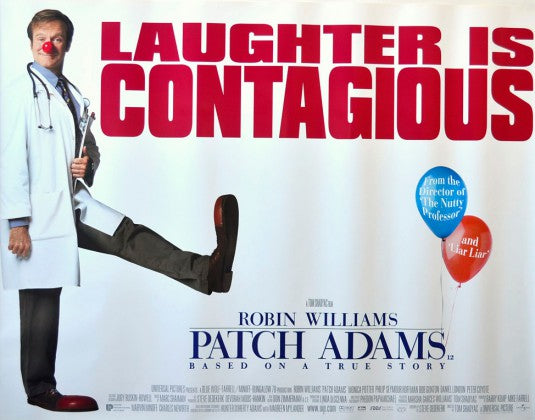 1000 piece jigsaw puzzle for the movie poster: Patch Adams (1998) ver4