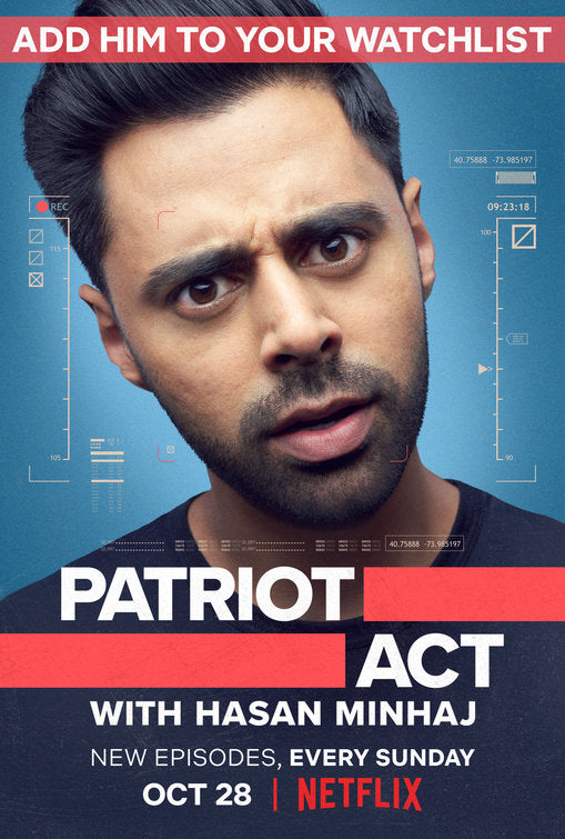 1000 piece jigsaw puzzle for tv poster: Patriot Act with Hasan Minhaj