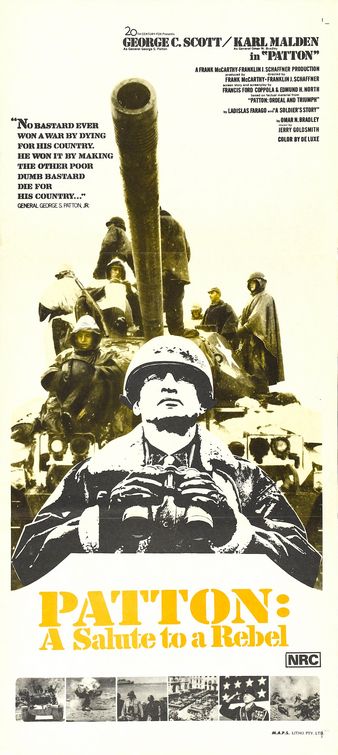 the movie poster: Patton (1970) ver2