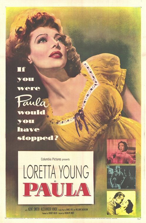 the movie poster: Paula (1952)