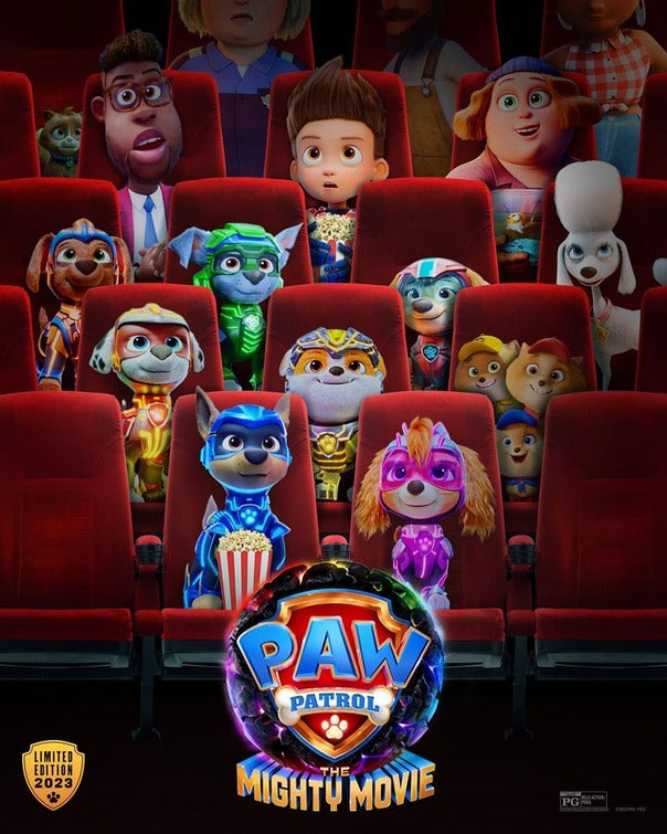 1000 piece jigsaw puzzle for the movie poster: PAW Patrol: The Mighty Movie (2023) ver19
