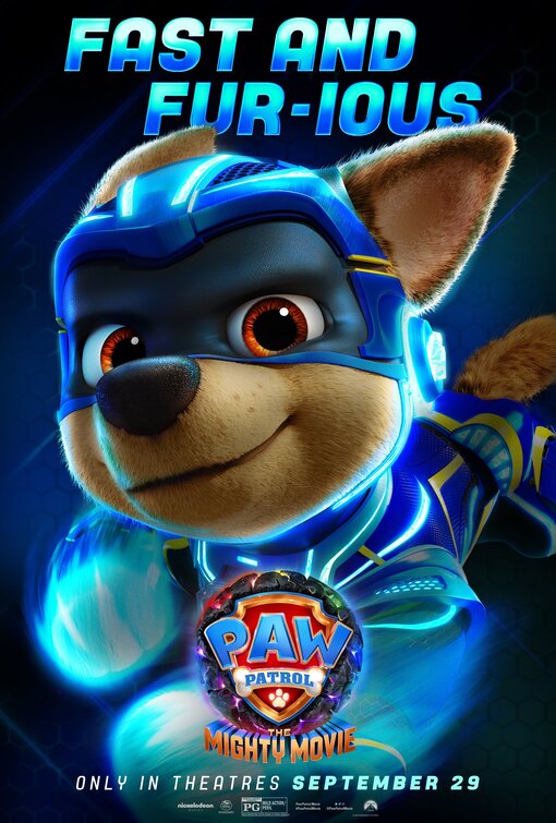 1000 piece jigsaw puzzle for the movie poster: PAW Patrol: The Mighty Movie (2023) ver3