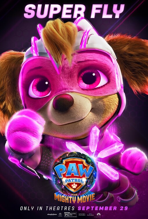 1000 piece jigsaw puzzle for the movie poster: PAW Patrol: The Mighty Movie (2023) ver4