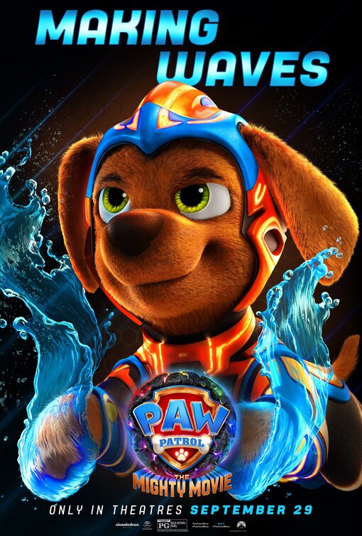 1000 piece jigsaw puzzle for the movie poster: PAW Patrol: The Mighty Movie (2023) ver8