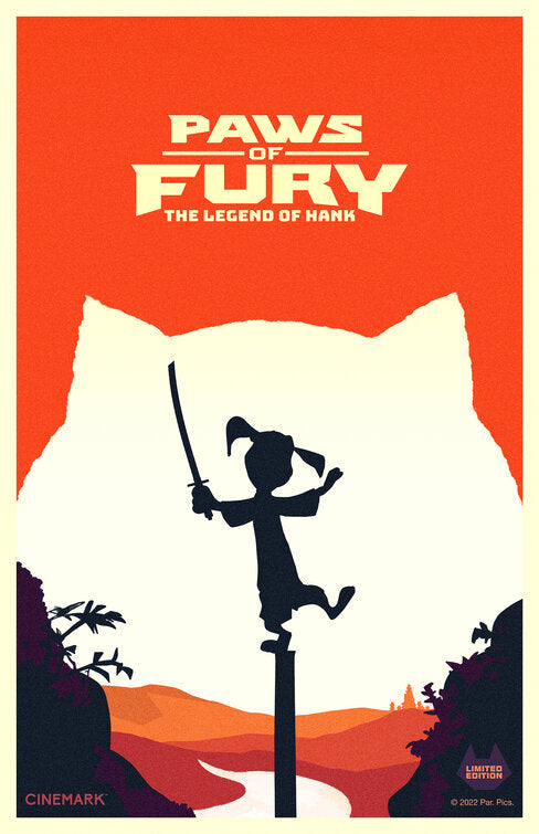 1000 piece jigsaw puzzle for the movie poster: Paws of Fury: The Legend of Hank (2022) ver18