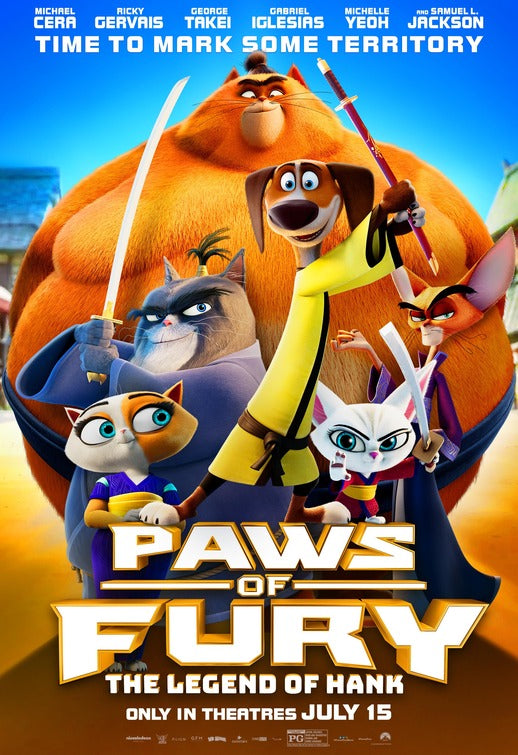 1000 piece jigsaw puzzle for the movie poster: Paws of Fury: The Legend of Hank (2022) ver2