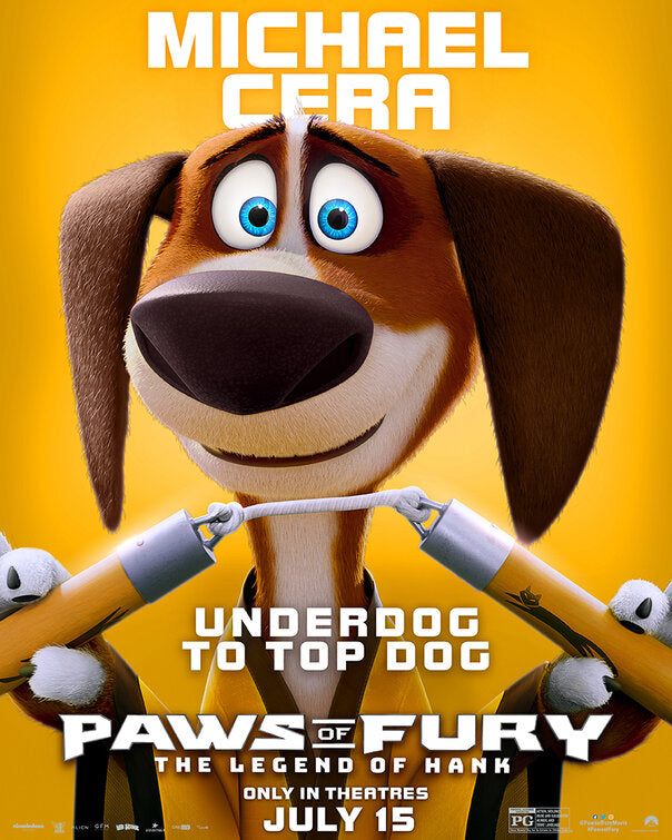 1000 piece jigsaw puzzle for the movie poster: Paws of Fury: The Legend of Hank (2022) ver7