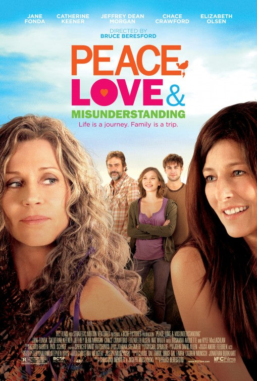 1000 piece jigsaw puzzle for the movie poster: Peace, Love, & Misunderstanding (2012)