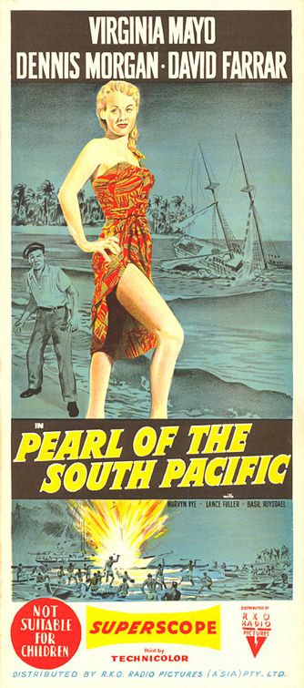 the movie poster: Pearl of the South Pacific (1955)