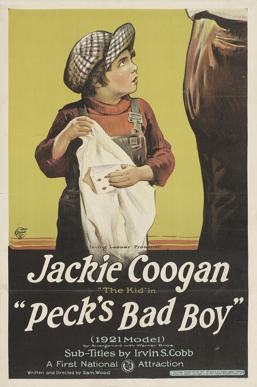 the movie poster: Peck's Bad Boy (1921)