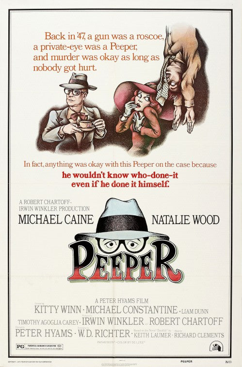 1000 piece jigsaw puzzle for the movie poster: Peeper (1976)