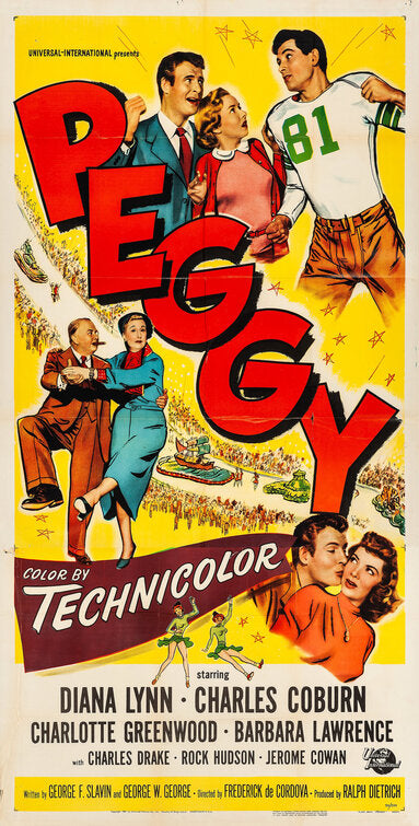 1000 piece jigsaw puzzle for the movie poster: Peggy (1950)