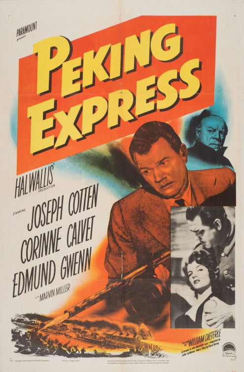 1000 piece jigsaw puzzle for the movie poster: Peking Express (1951)