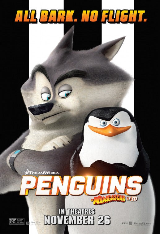1000 piece jigsaw puzzle for the movie poster: Penguins of Madagascar (2014) ver3