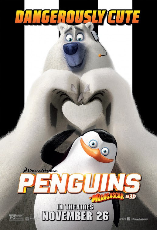 1000 piece jigsaw puzzle for the movie poster: Penguins of Madagascar (2014) ver6