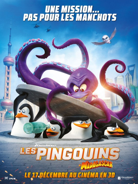 1000 piece jigsaw puzzle for the movie poster: Penguins of Madagascar (2014) ver8