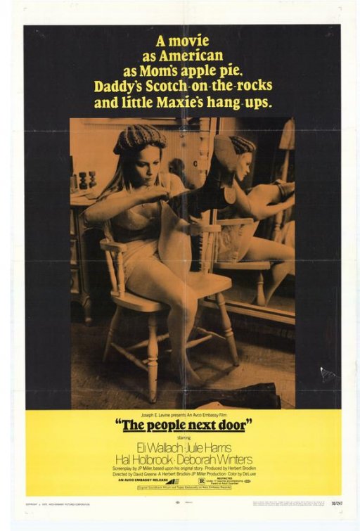 1000 piece jigsaw puzzle for the movie poster: The People Next Door (1970)